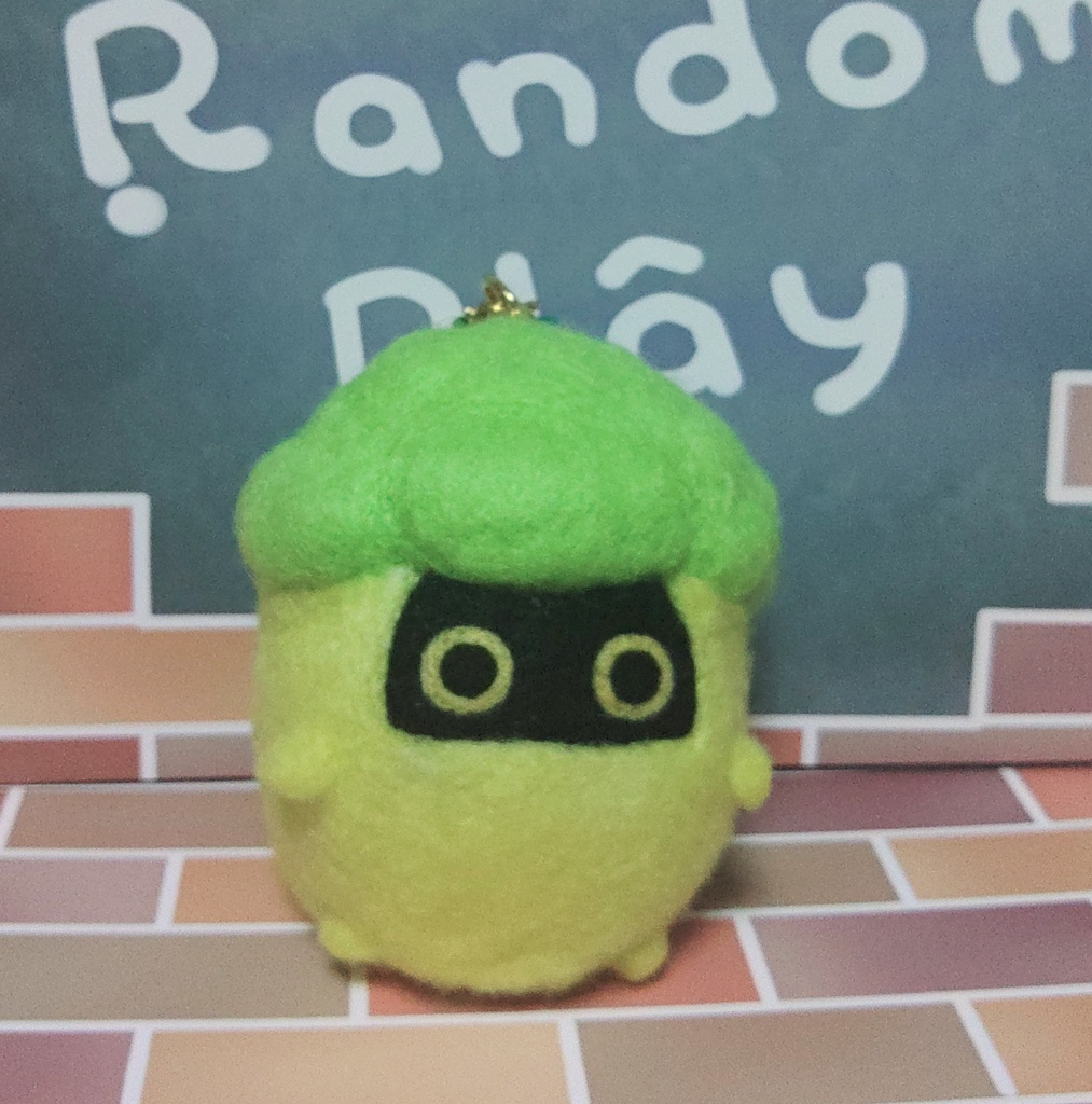 ブロッコリー　ボンプキーホルダー