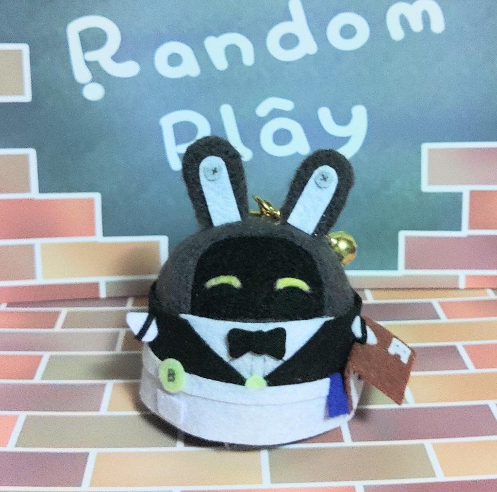 執事(ウェイター)ボンプ　キーホルダー