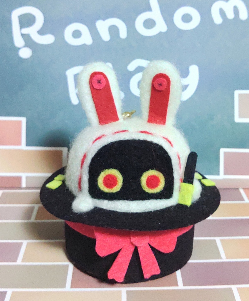 【SALE】ハットに入ったオマネキボンプ　キーホルダー