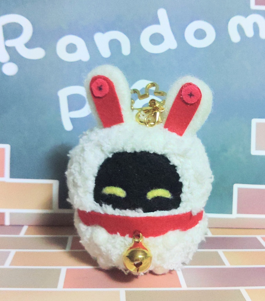 【大SALE】ふわふわオマネキちゃん　キーホルダー