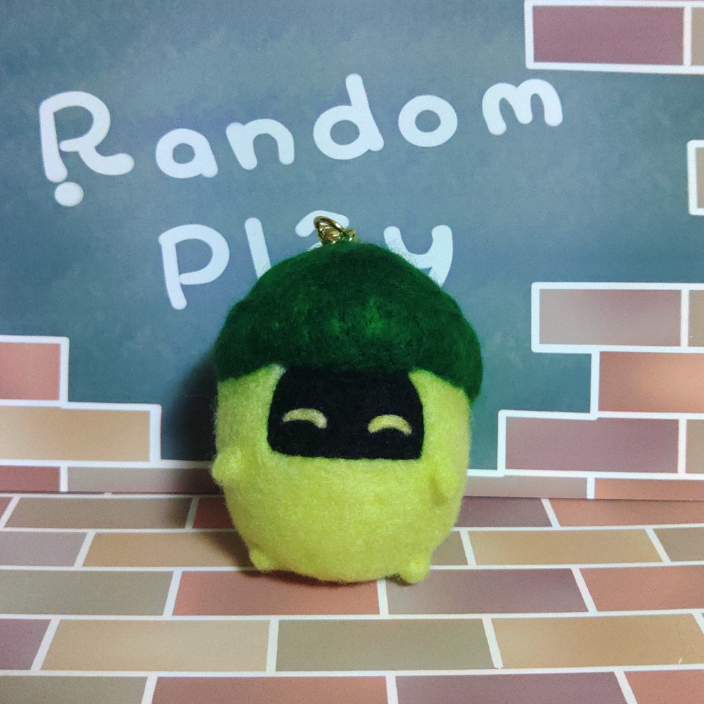 【大SALE】ブロッコリー　ボンプキーホルダー