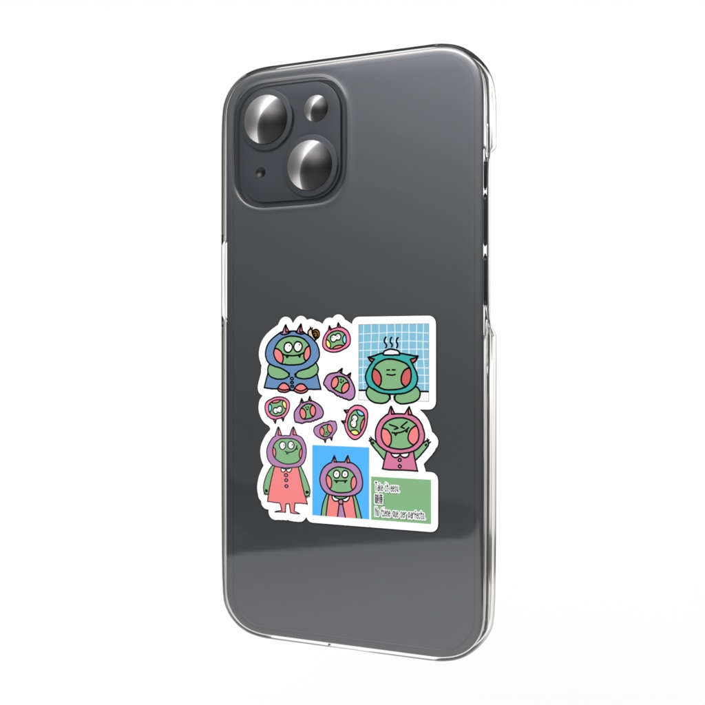 集合 ースマホステッカーー