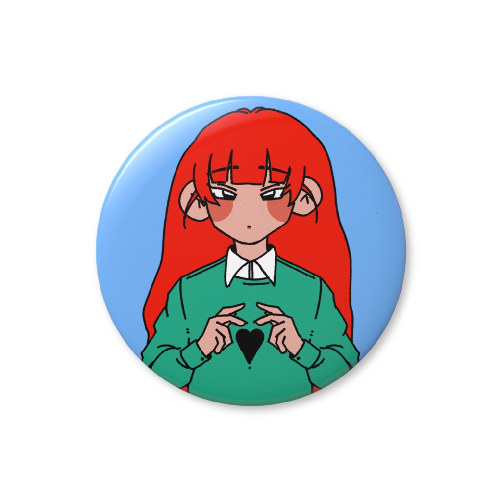 レトロカラー缶バッジ