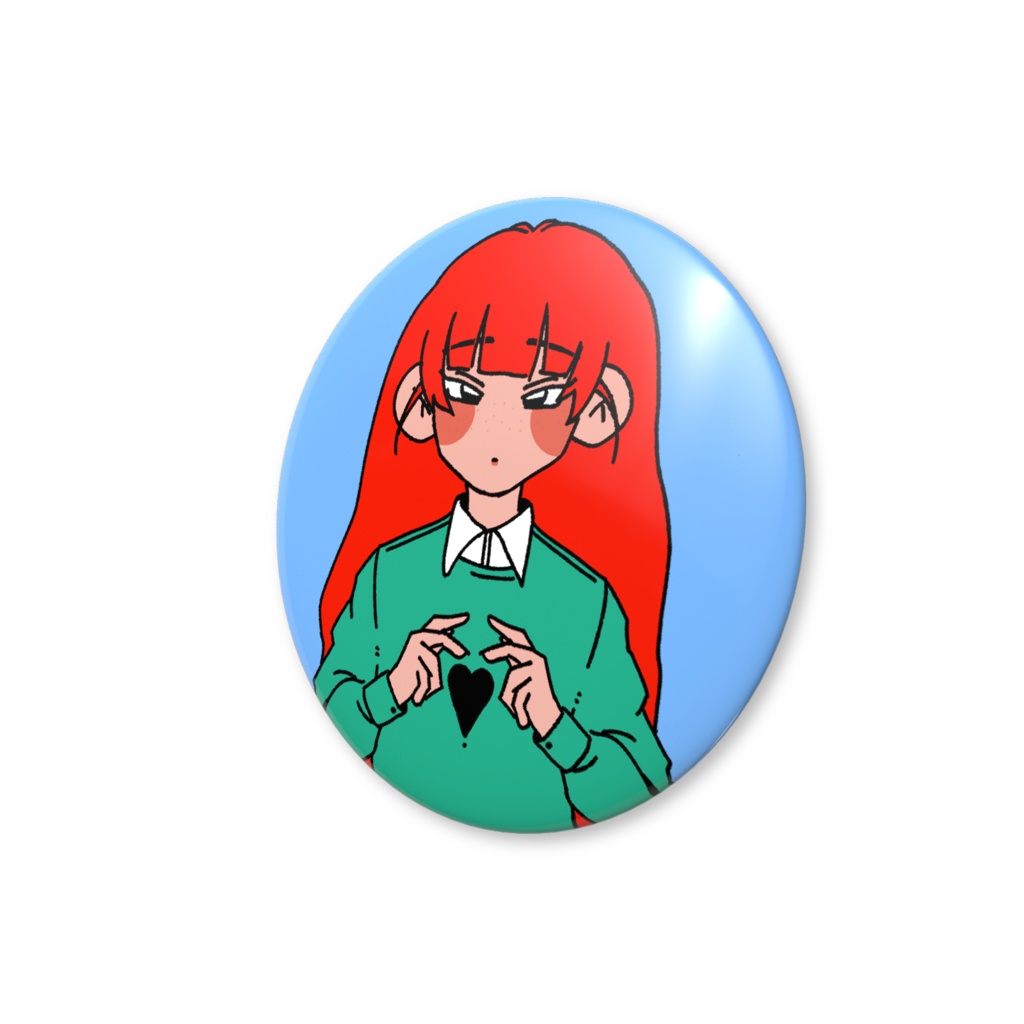 レトロカラー缶バッジ