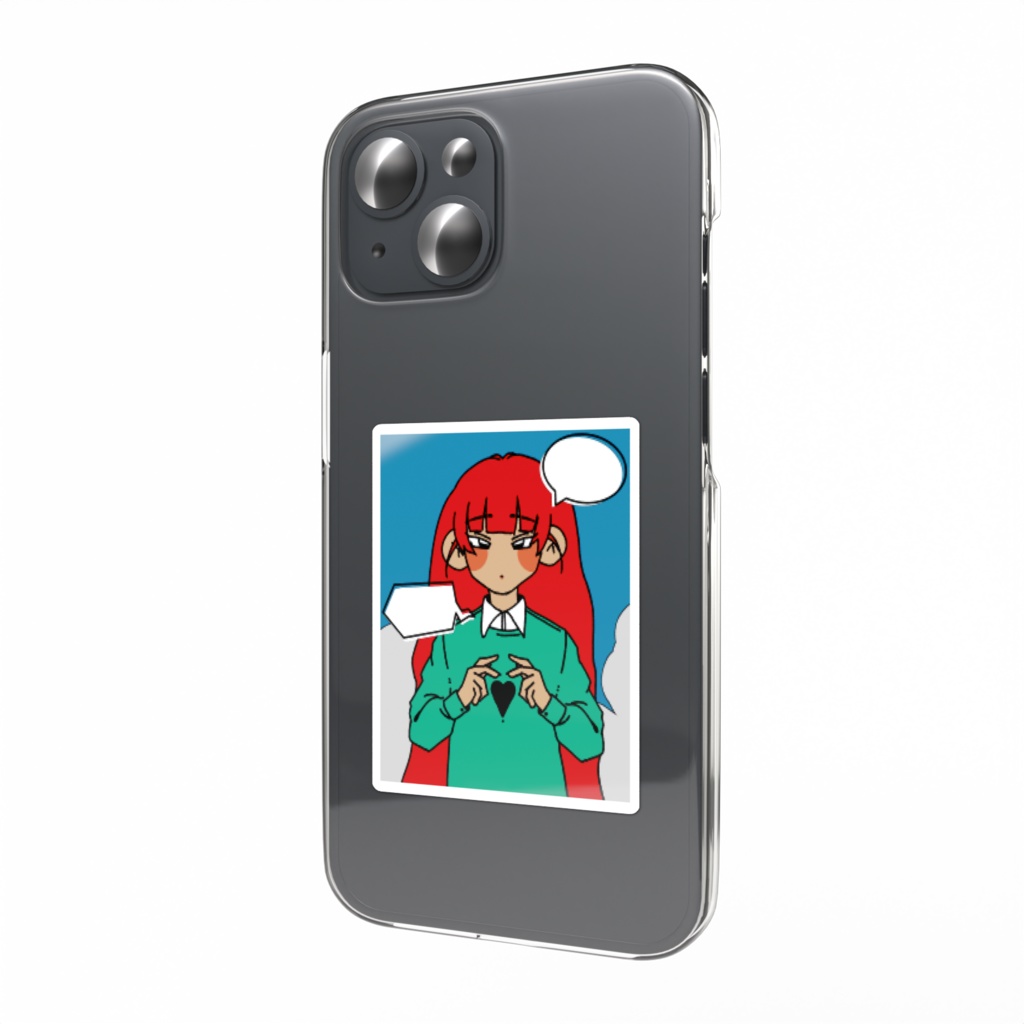 レトロカラーフキダシステッカー