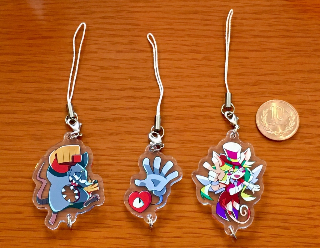 つながる!じゃんけんアクリルストラップ