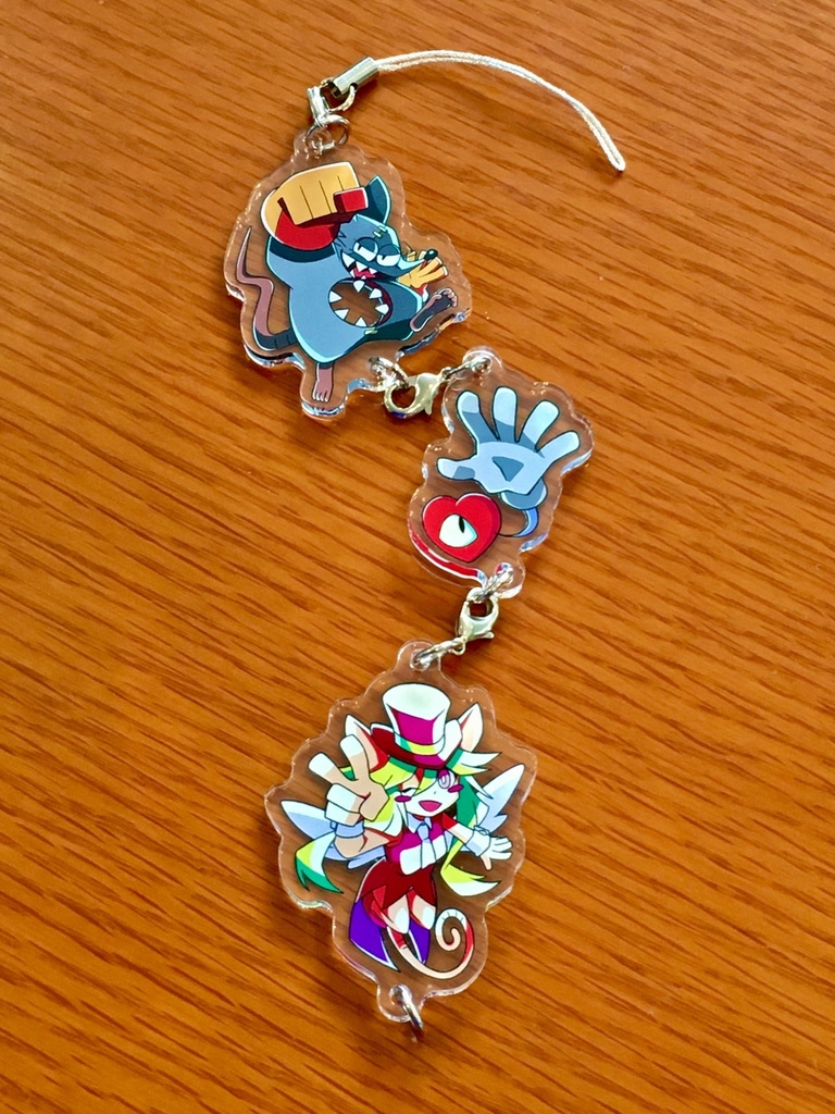 つながる!じゃんけんアクリルストラップ