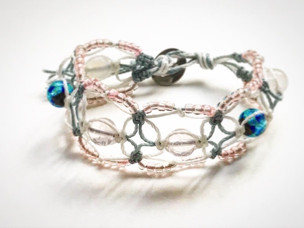 西行寺幽々子モチーフレーシーブレスレット