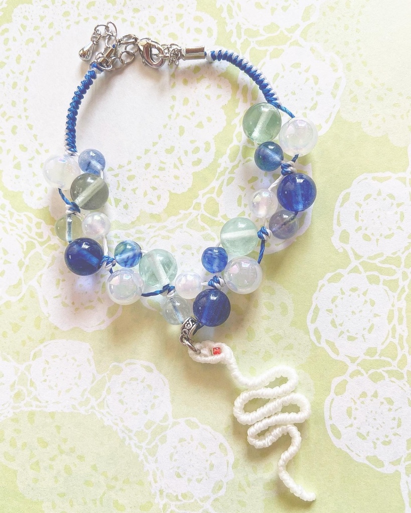 東風谷早苗モチーフブレスレットB