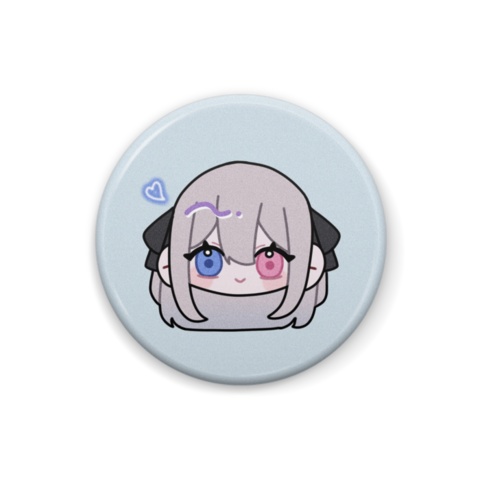 コロンと羽桜缶バッジ2種