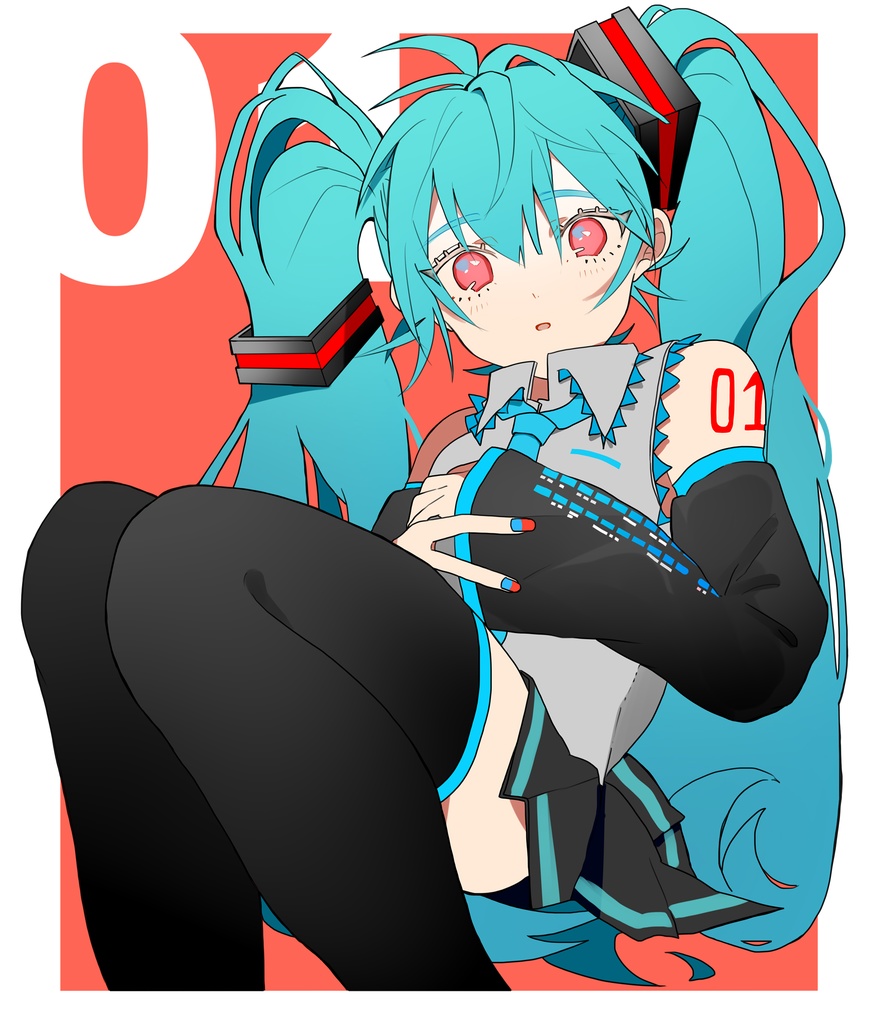 初音ミクスウェット_黒