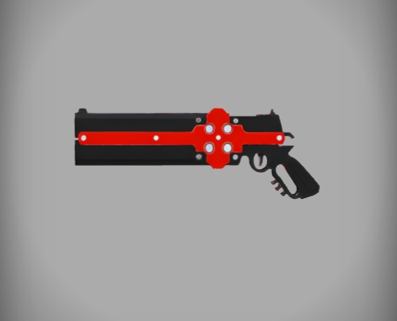 【二次創作】大型銃ケルベロス風-レッド