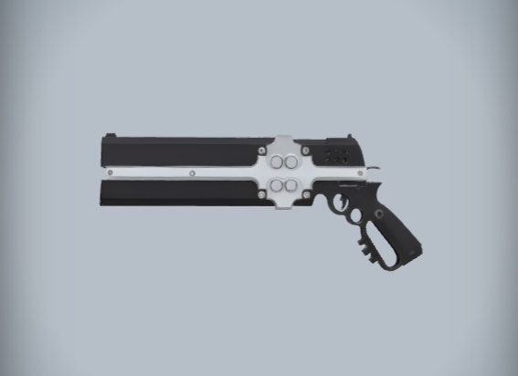 【二次創作】大型銃ケルベロス風-ホワイト