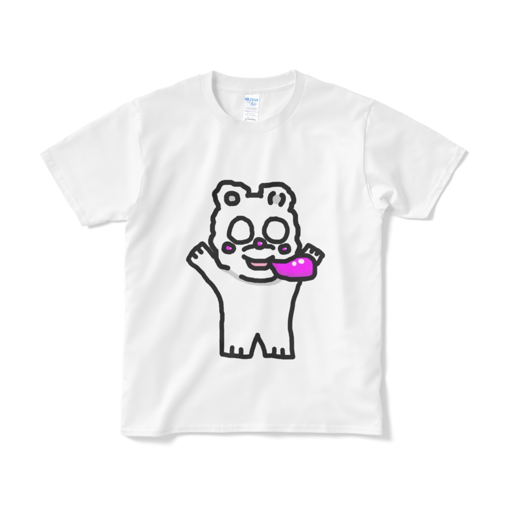 白フマ Tシャツ白色(短納期)