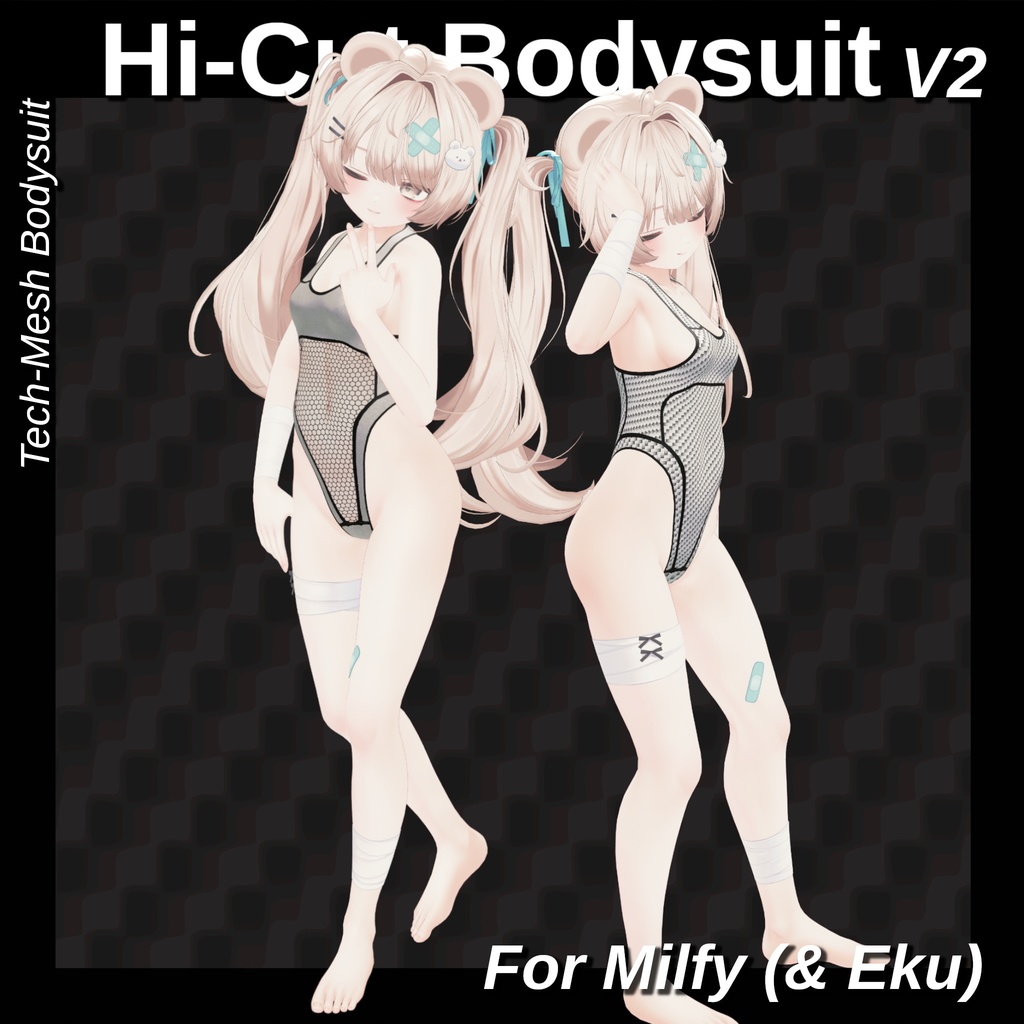 Hi-Cut Bodysuit V2 for Milfy/ミルフィ