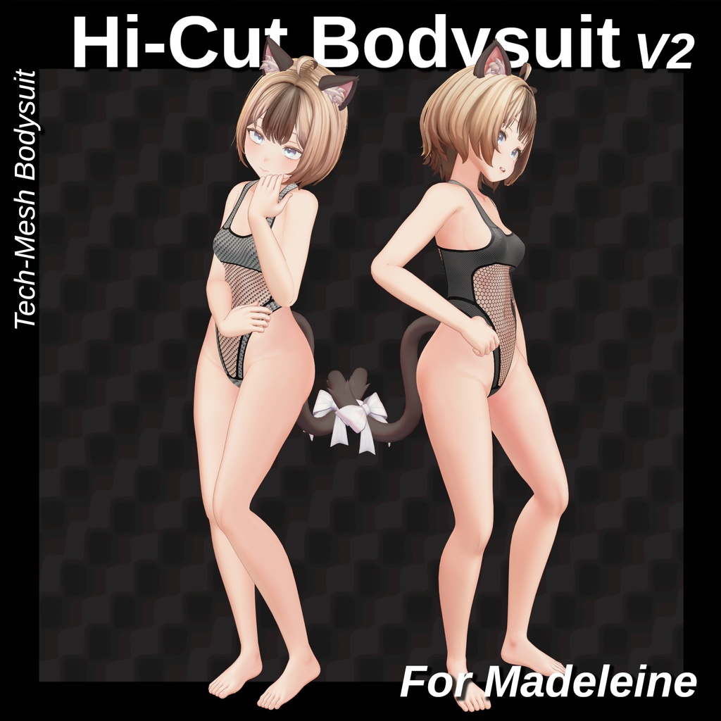 【9アバター】 Hi-Cut Bodysuit V2