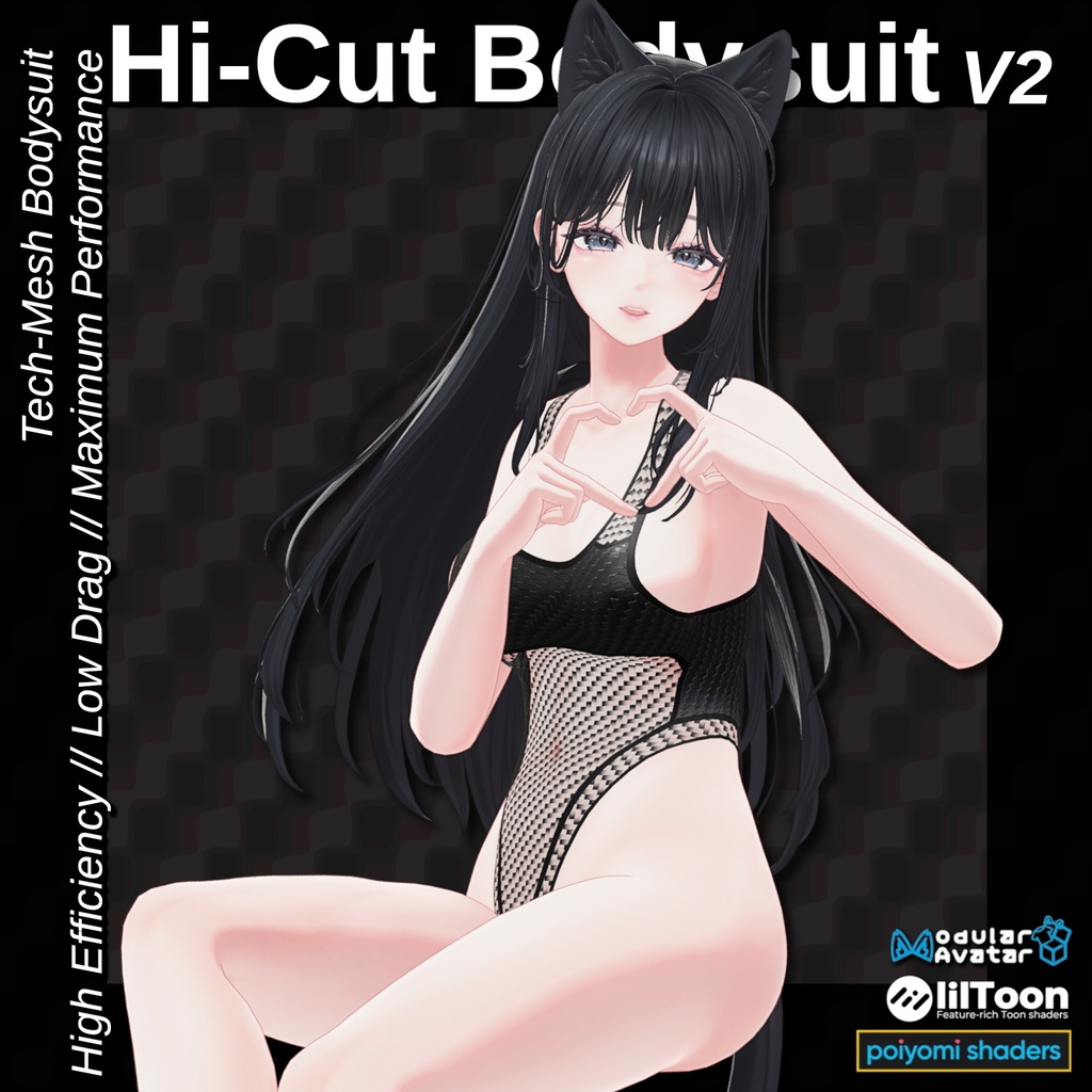 Hi-Cut Bodysuit V2 【16アバター】