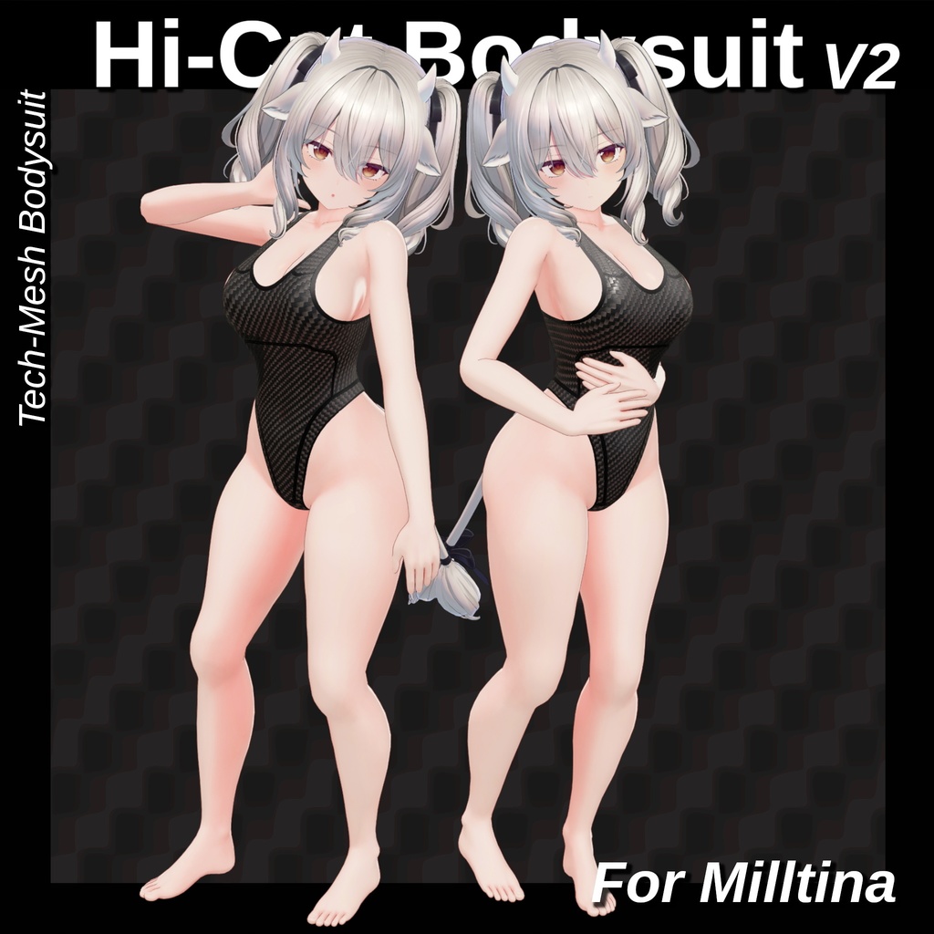 【8アバター】 Hi-Cut Bodysuit V2