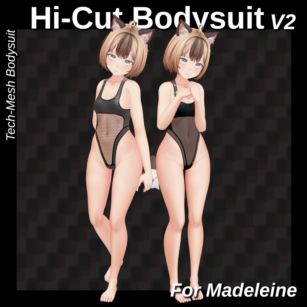 【9アバター】 Hi-Cut Bodysuit V2