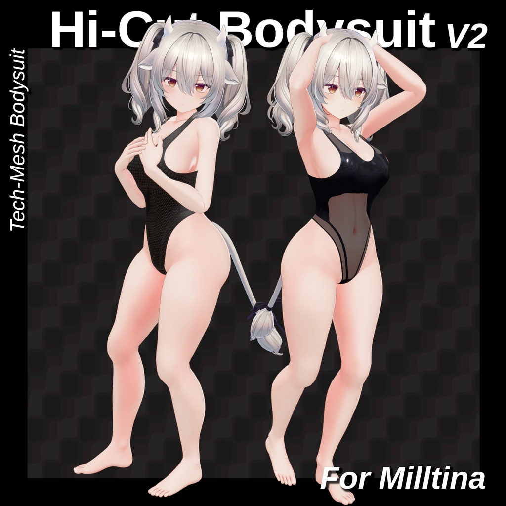 【8アバター】 Hi-Cut Bodysuit V2