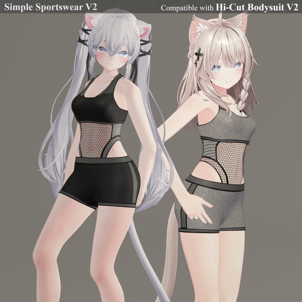 【8アバター】 Hi-Cut Bodysuit V2