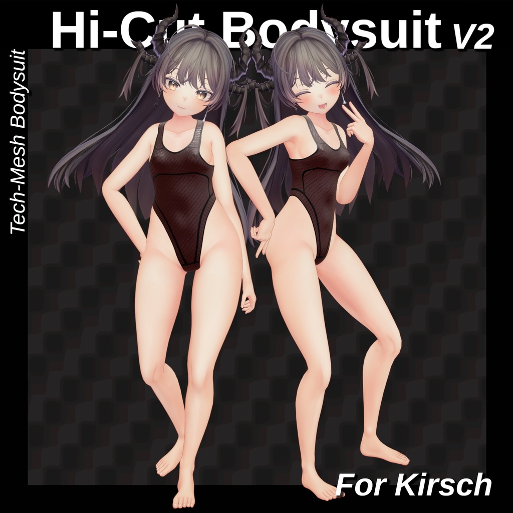 【8アバター】 Hi-Cut Bodysuit V2