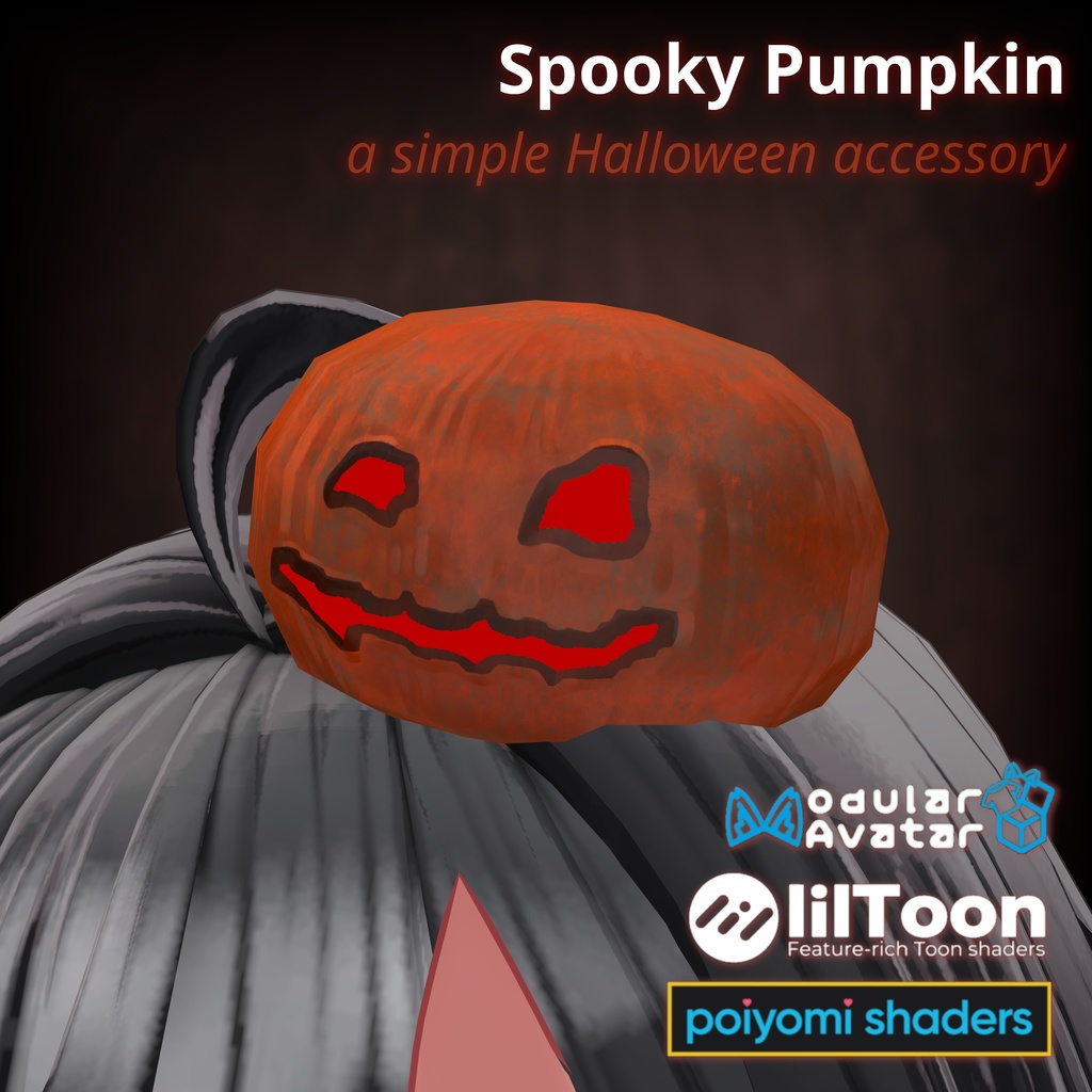 Free!無料! Spooky Pumpkin Accessory