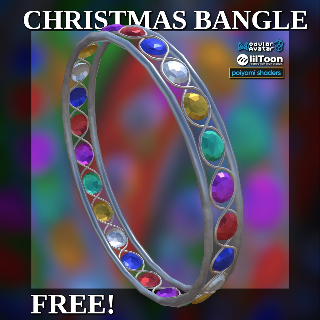 Free!無料! Christmas Bangle