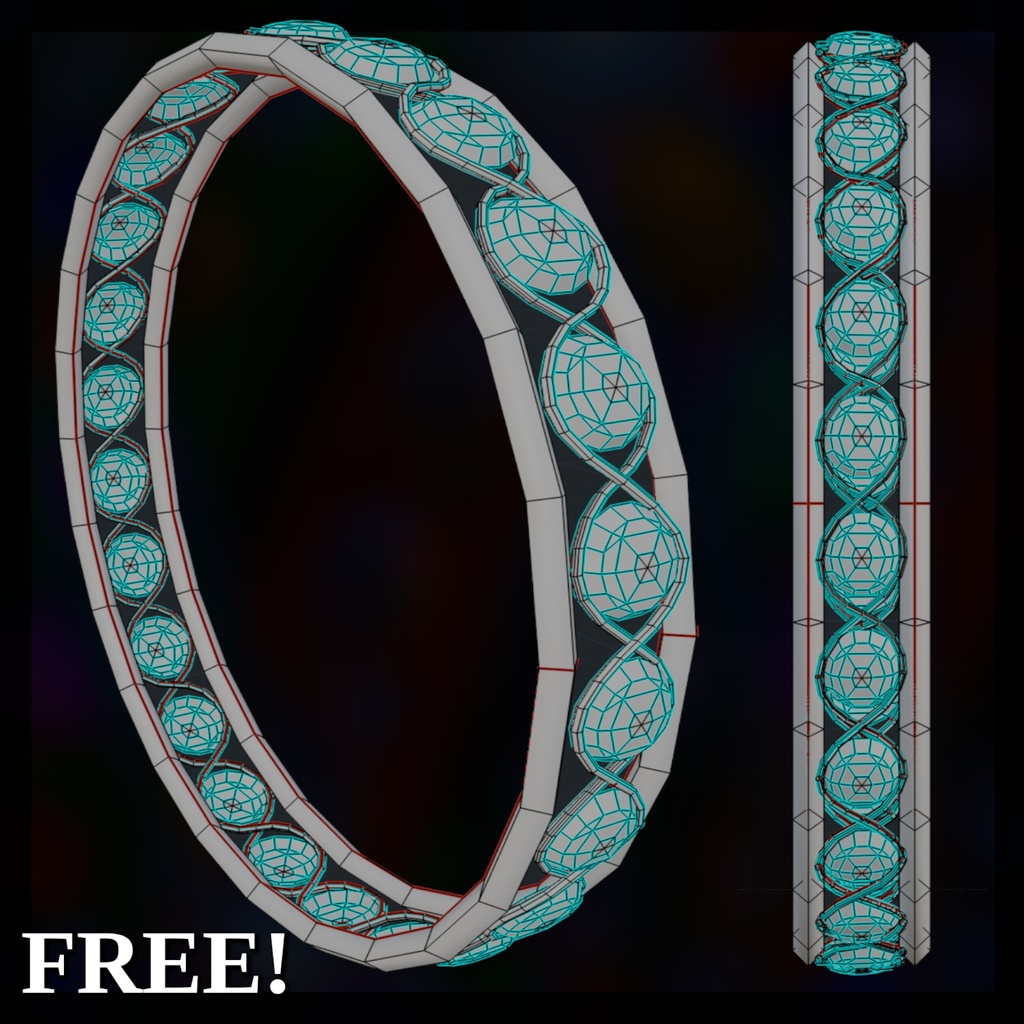 Free!無料! Christmas Bangle