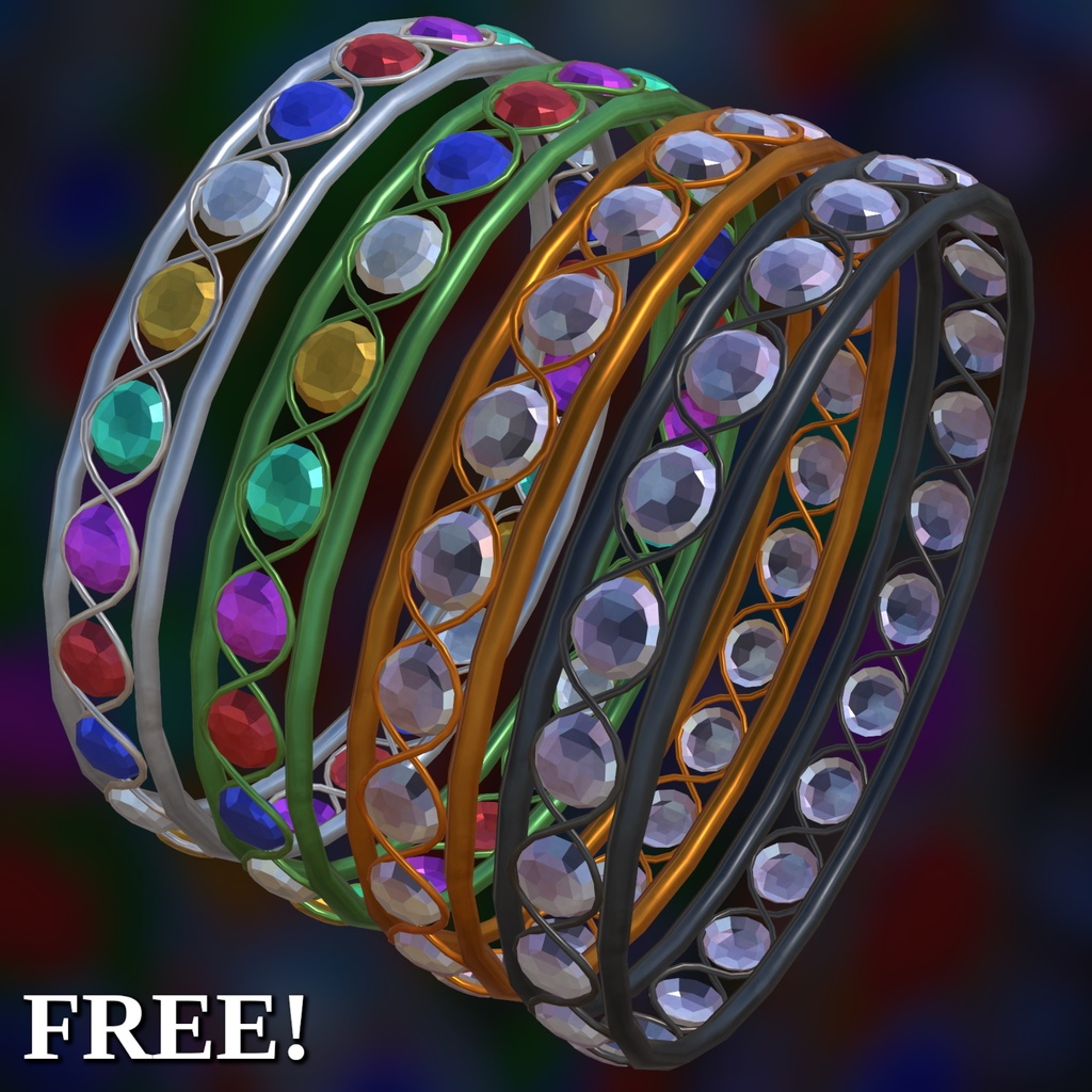 Free!無料! Christmas Bangle