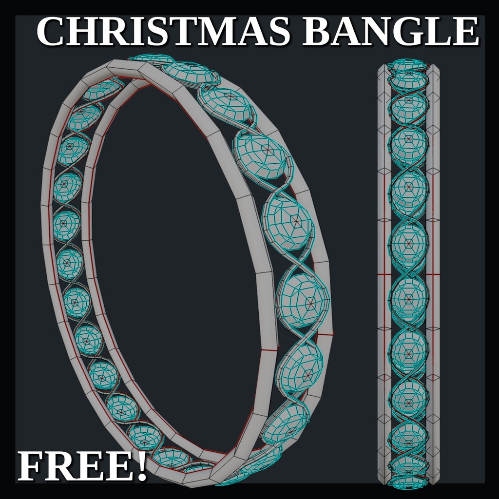 Free!無料! Christmas Bangle