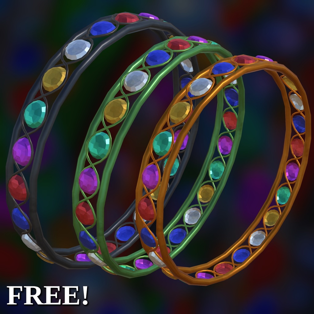 Free!無料! Christmas Bangle