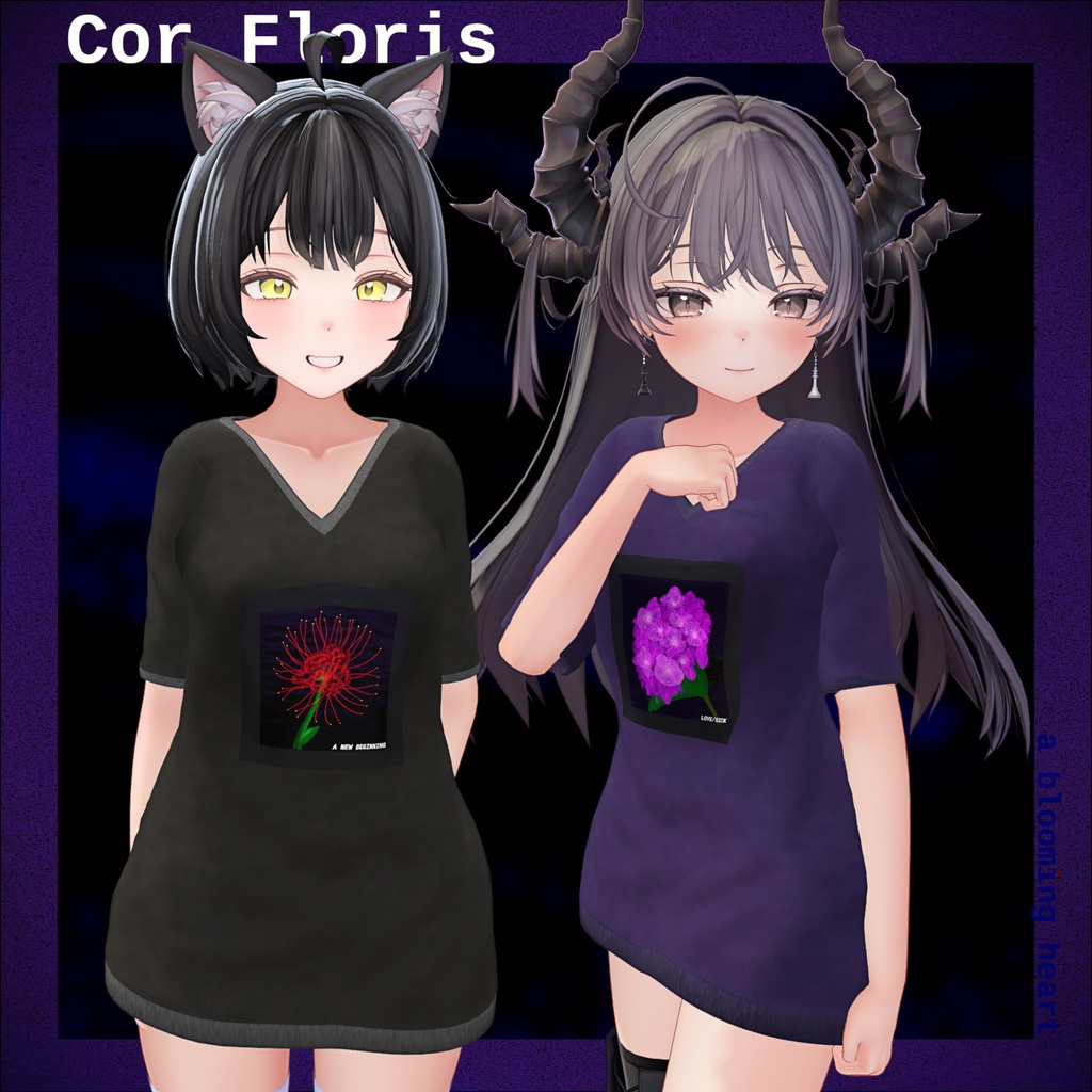 【Free! 無料!】 Cor Floris | Graphic Tee