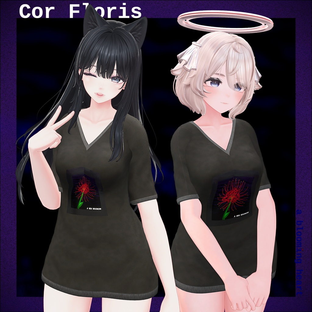 【Free! 無料!】 Cor Floris | Graphic Tee