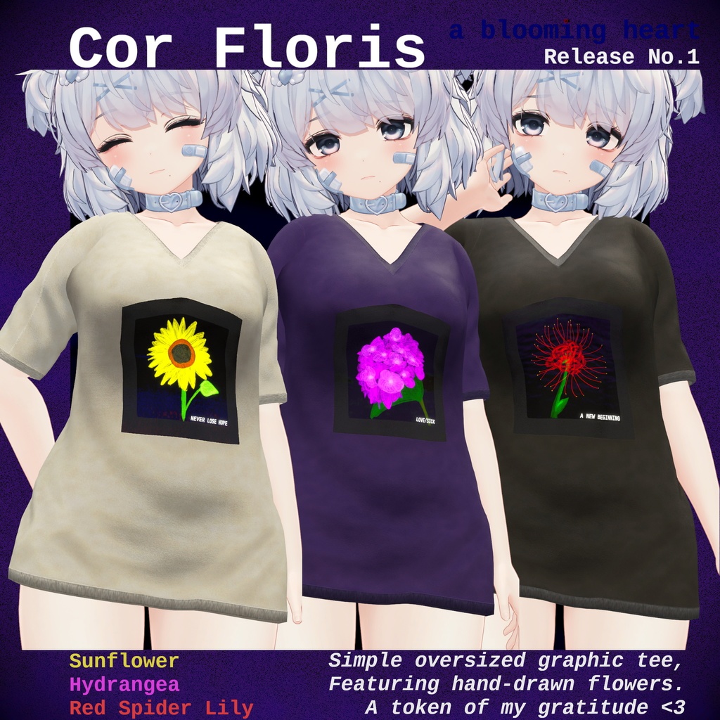 【Free! 無料!】 Cor Floris | Graphic Tee