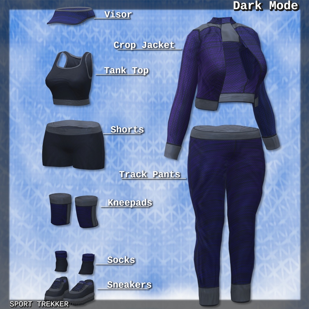 🌤️🏃🏼♀️ Sport Trekker 【10アバター】