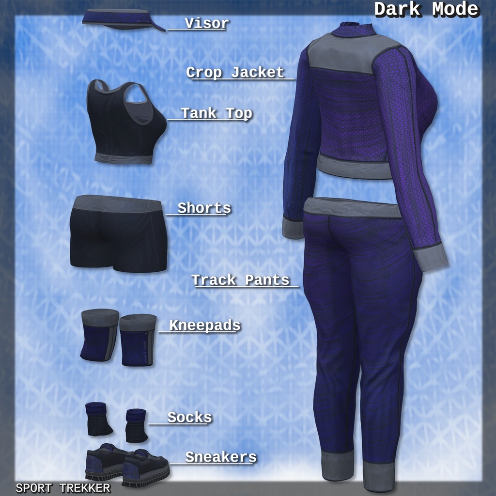 🌤️🏃🏼♀️ Sport Trekker 【10アバター】