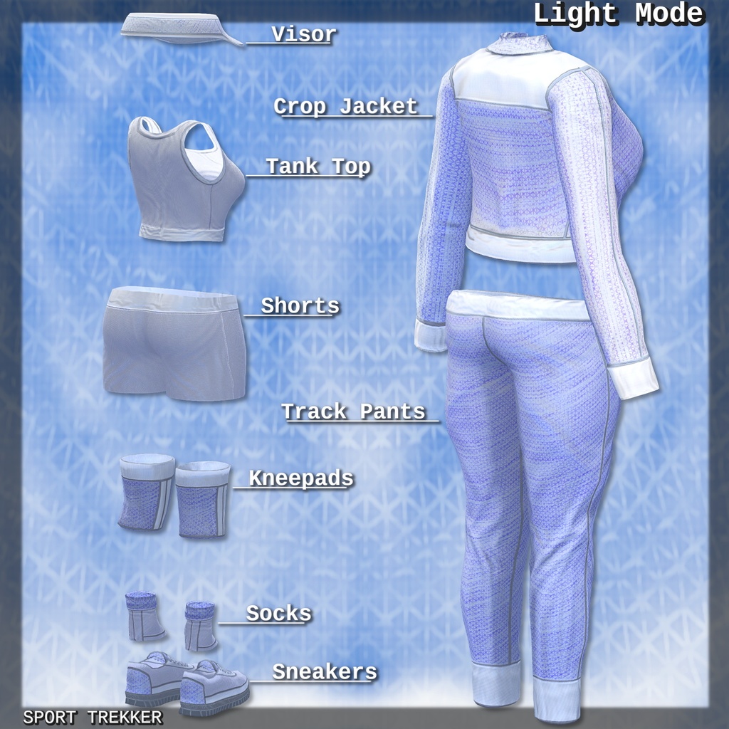 🌤️🏃🏼♀️ Sport Trekker 【10アバター】