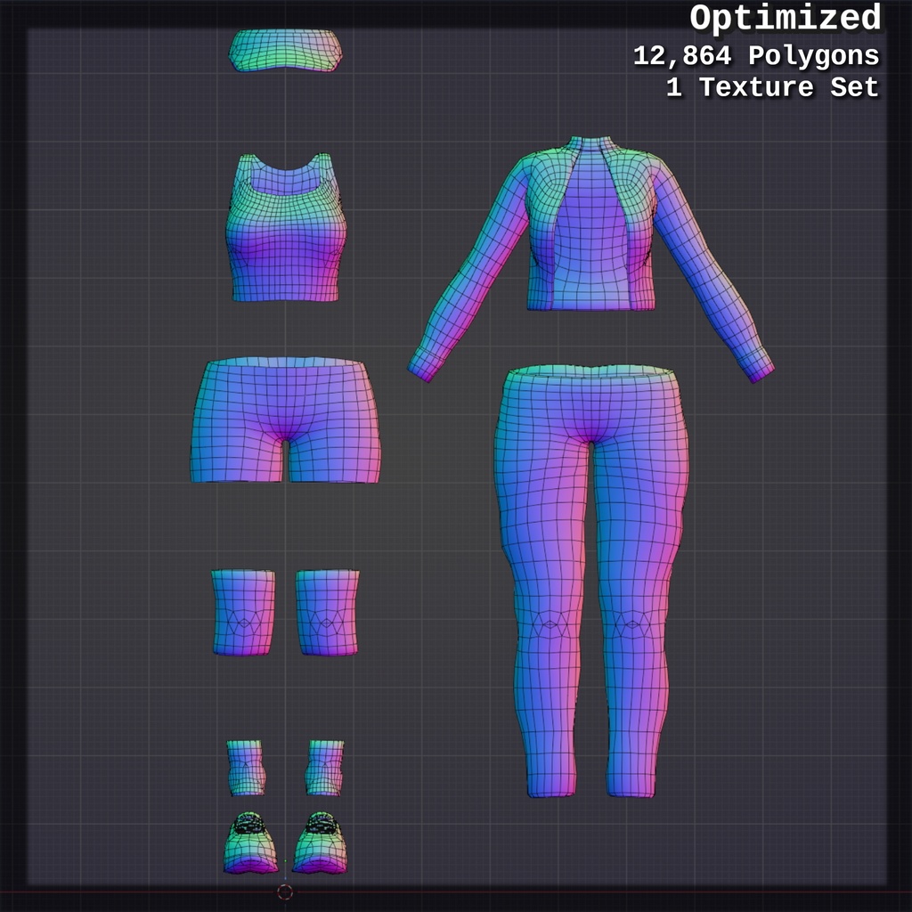 🌤️🏃🏼♀️ Sport Trekker 【10アバター】