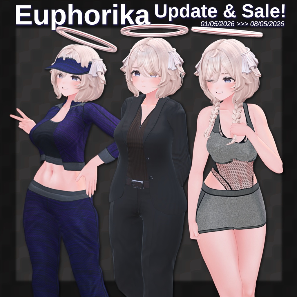 【Promo/宣伝ページ】 📣​ Euphorika Update & Sale 📣​ ユーフォリカちゃん対応と割引