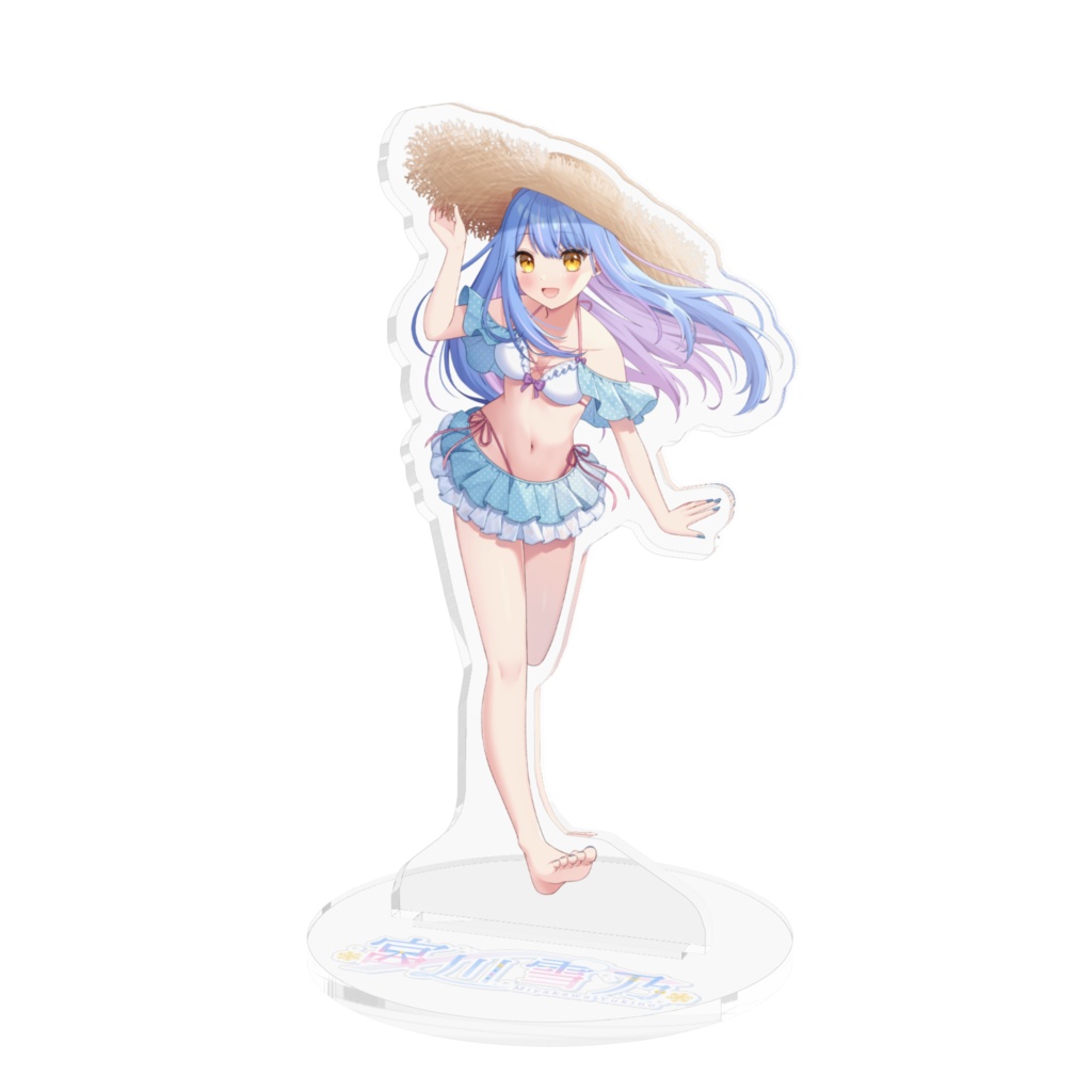 宮川雪乃　半年(bilibili1周年)記念ホワイト水着Ver
