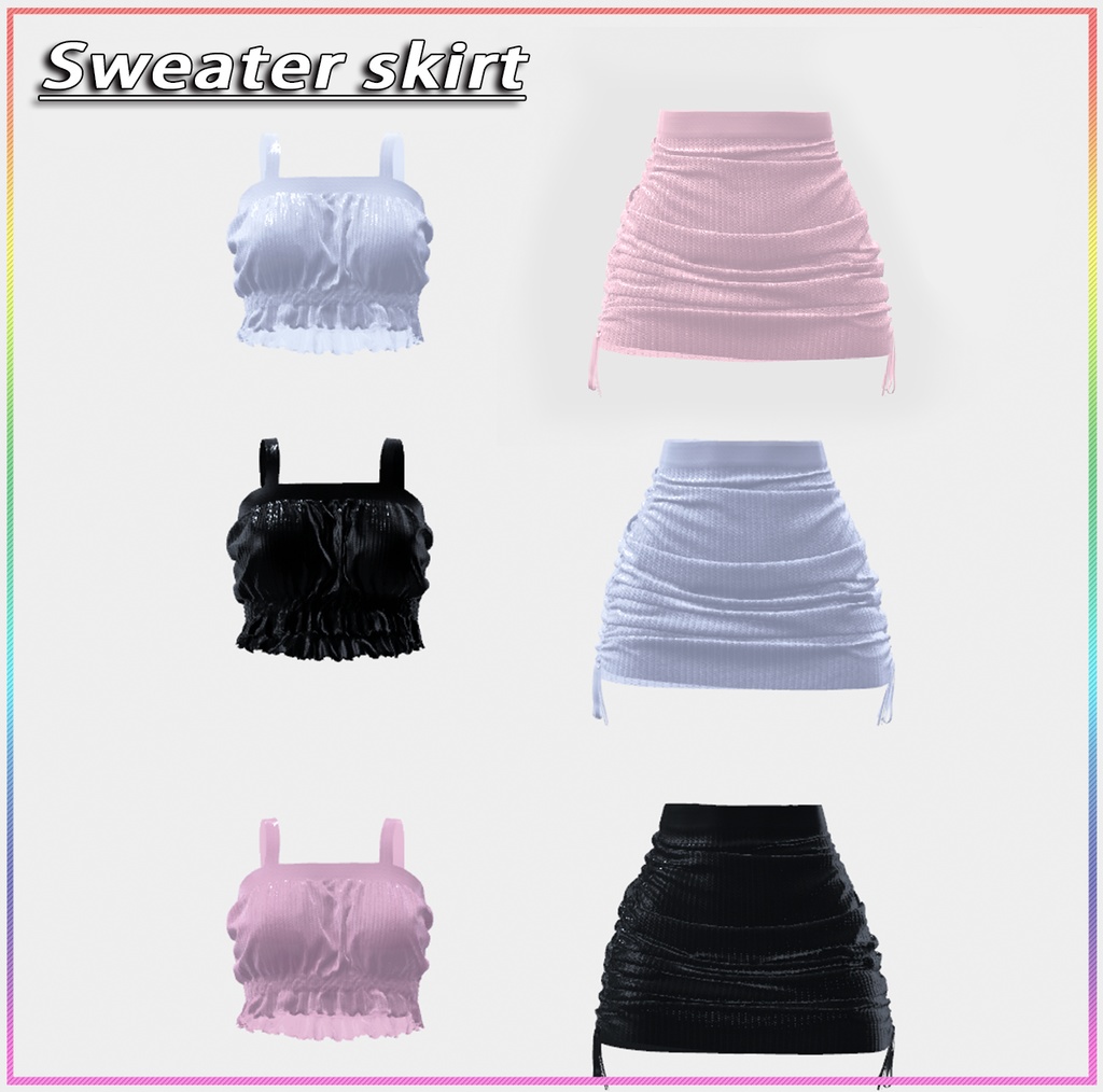 【マヌカ用】Sweater skirt for MANUKA