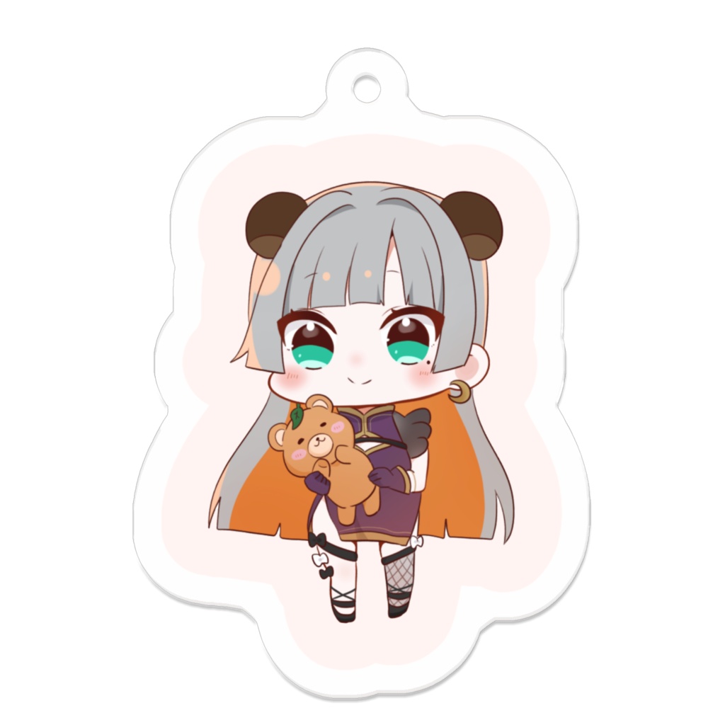 みかんクマ アクリルキーホルダー