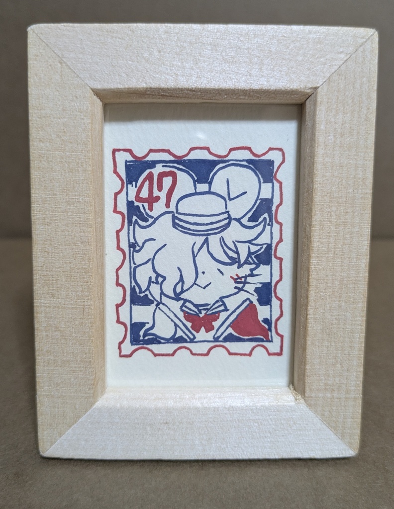 ラブリーセイラーズミニ額入り原画-ごこたい-