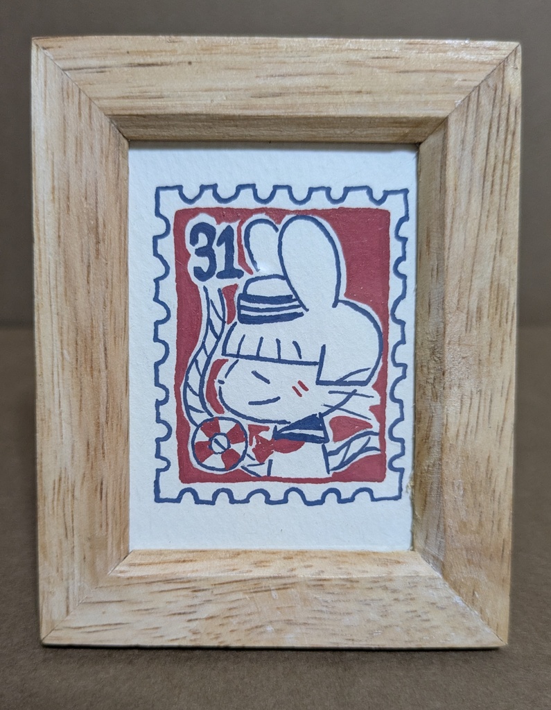 ラブリーセイラーズミニ額入り原画-ひらのとうしろう-