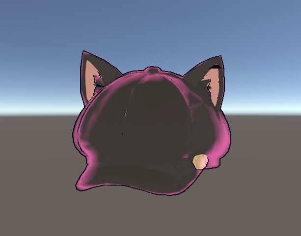 にゃすけっと -Nyasket- VRChat対応 3Dモデル(lilToon/軽量)