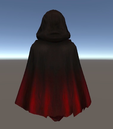 🎩 《Crimson Phantom Cape - 深紅の幻影マント》|ダークファンタジー×VRChat想定3Dマント(lilToon)