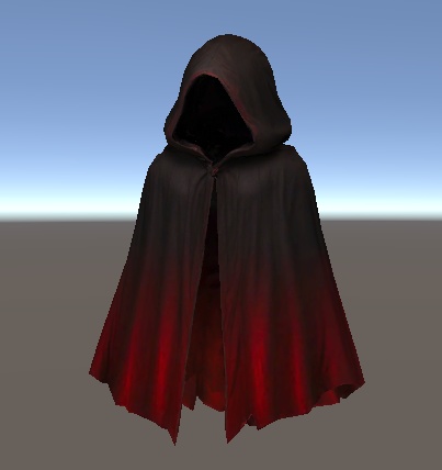 🎩 《Crimson Phantom Cape - 深紅の幻影マント》|ダークファンタジー×VRChat想定3Dマント(lilToon)