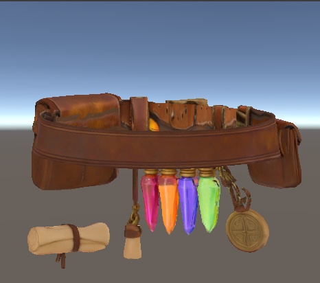 《継封の魔導帯 - Bound Memory Belt》 VRChat想定 魔法ベルトアクセサリー【lilToon】