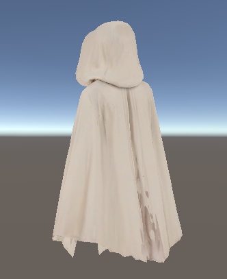 《Paleveil Mantle - 白影の羽衣》|灰白グラデ×幻想マント(VRChat想定・lilToon対応)